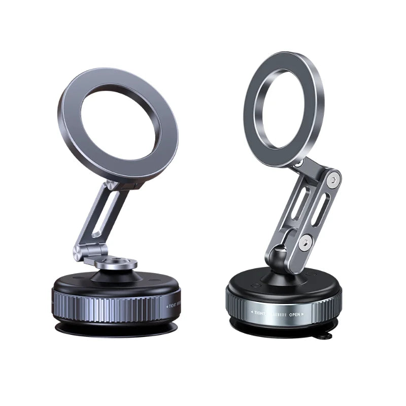 Vacuum Adsorption Car Magnetic Phone Holder 360 Degree Rotation for Unservial